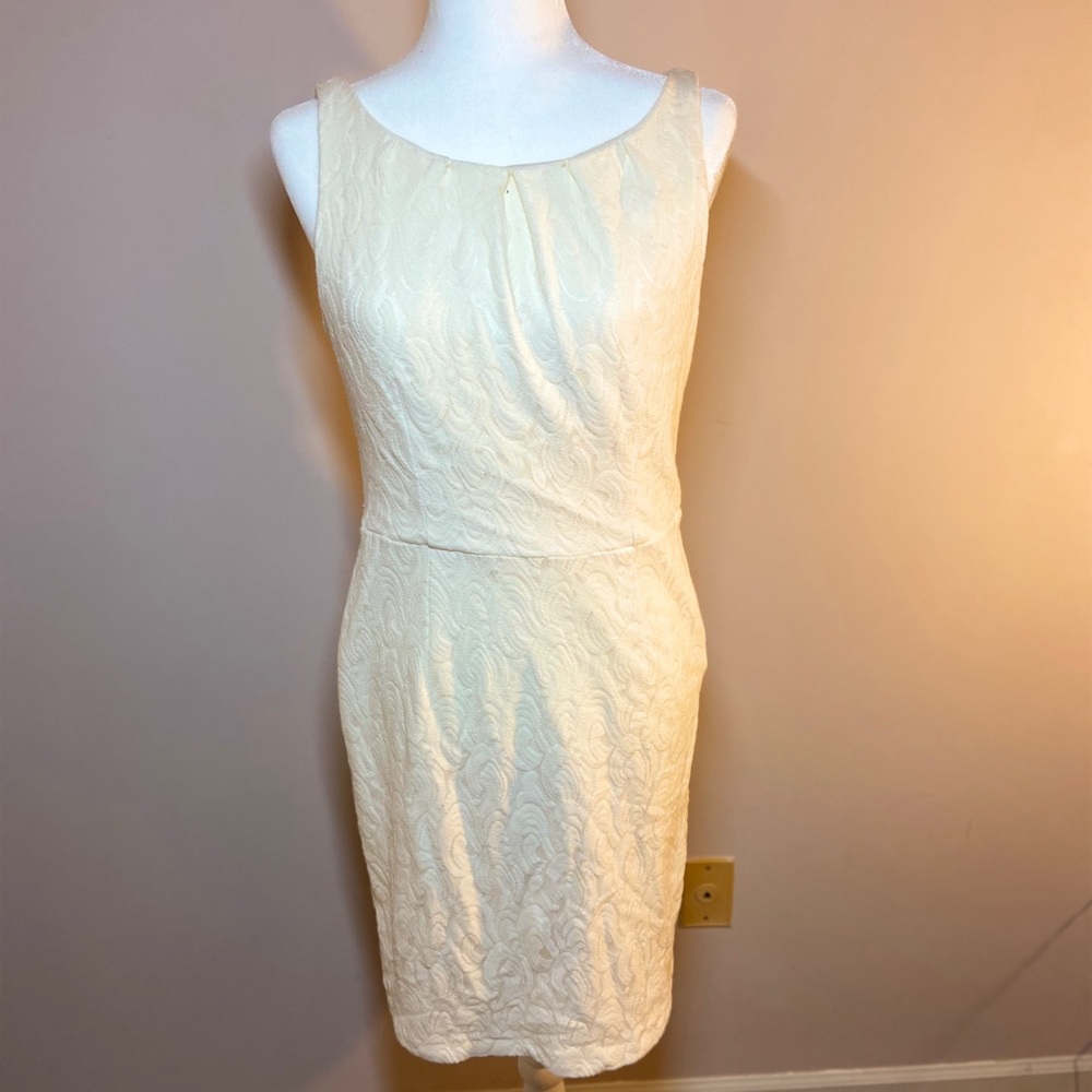 Cream Midi Dress